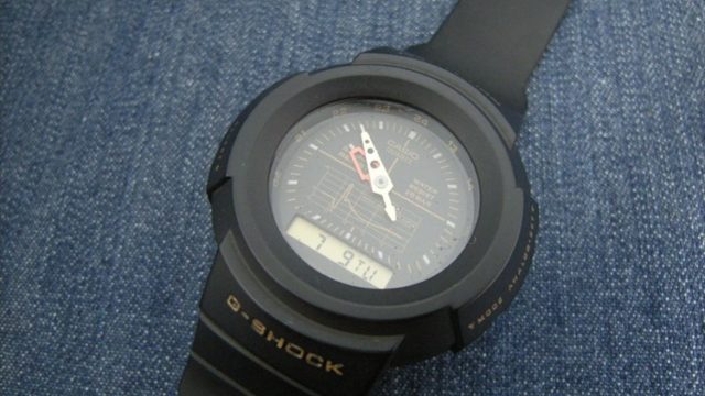 Gショックを染める。加水分解したAW-500G-1E(グラフ）を復活させる方法