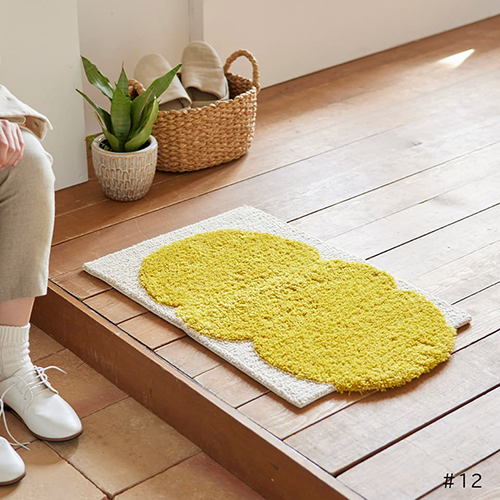 ラグ&マット 143-01962 スミノエ DESIGN LIFE KABOCHAKUMO MAT #12