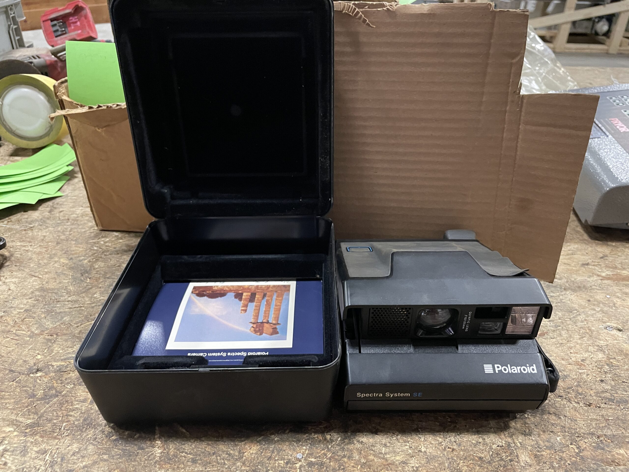 Polaroid Spectra System SE Instant Camera *VINTAGE* – Moses B. Glick