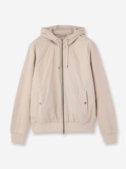 RESORT】フーデッドブルゾン（アウター）｜HERNO（ヘルノ