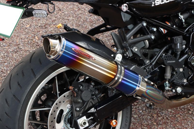 STRIKER STREET CONCEPT チタンフルエキゾースト 4-1 STD JMCA 真円