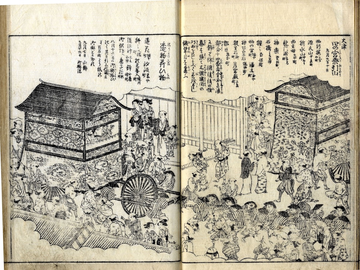 大津町古絵図（市指定文化財） 江戸時代 個人蔵 | Original map