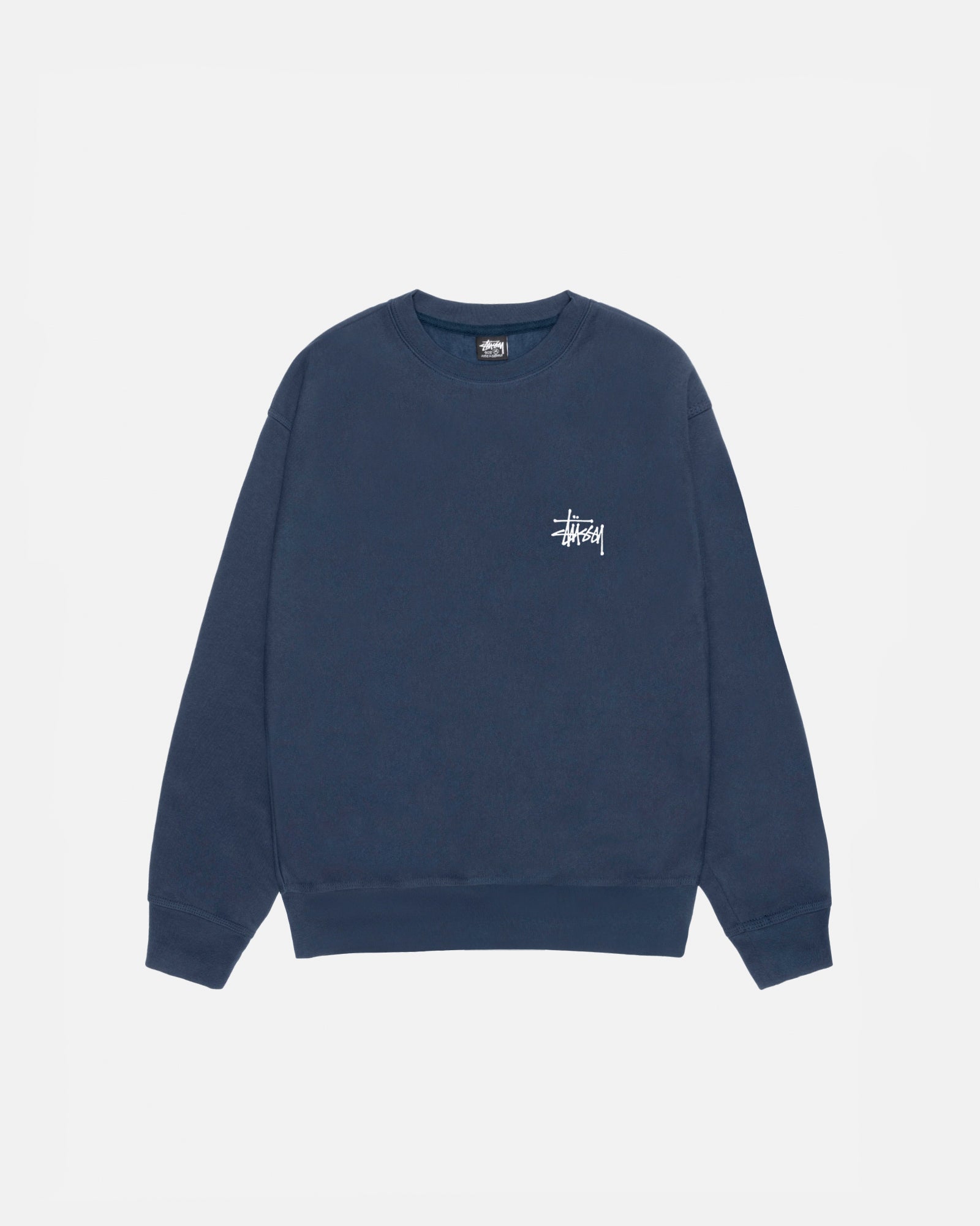 Basic Stüssy Crew – Navy | Crew Sweats | Stüssy – Stussy AU