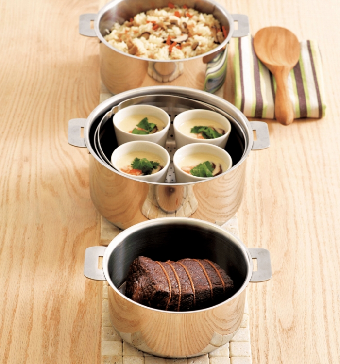 CRISTEL/グラフィット 深鍋 14cm -収納性抜群！ハンドル着脱式の