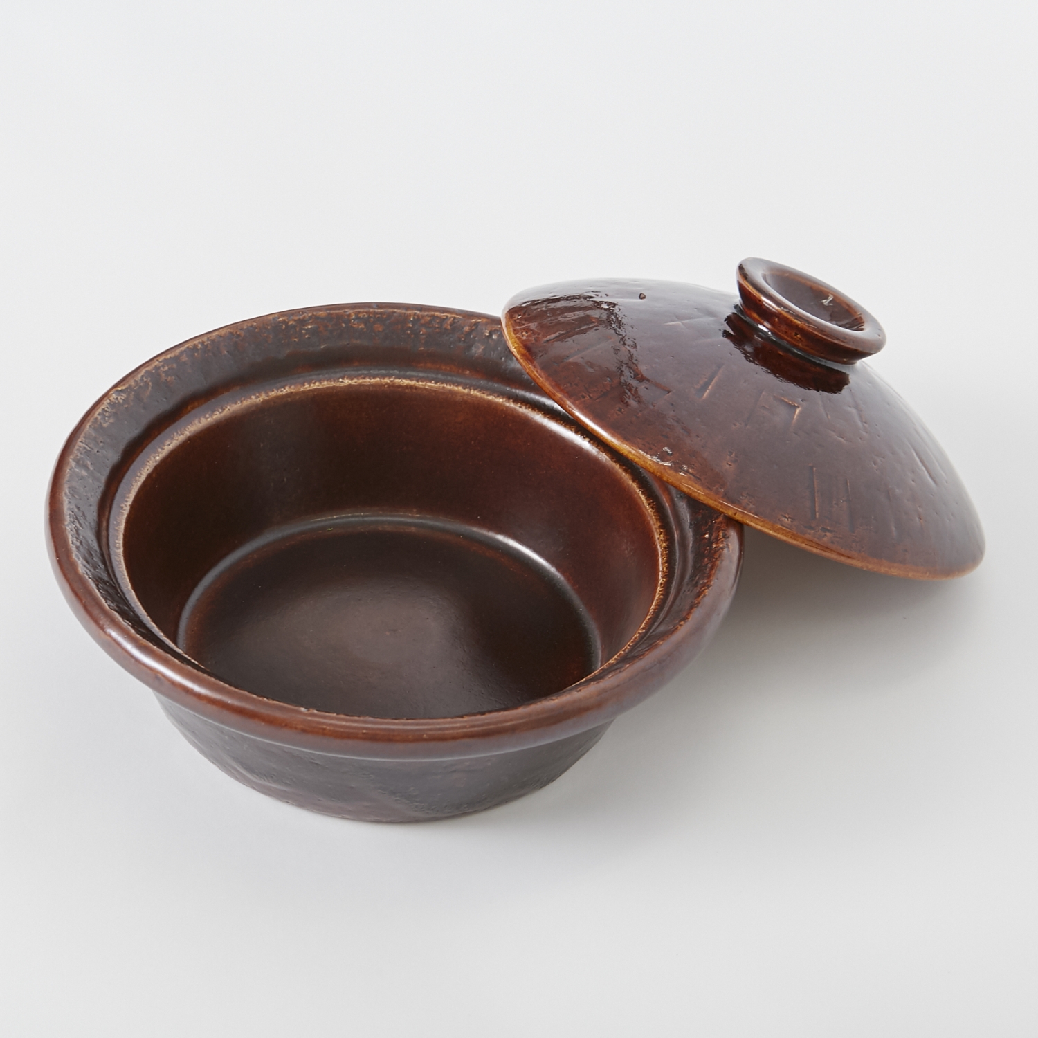 松田美智子の自在道具/香味鍋 大 飴釉 -おいしさを引き出す、日常使い