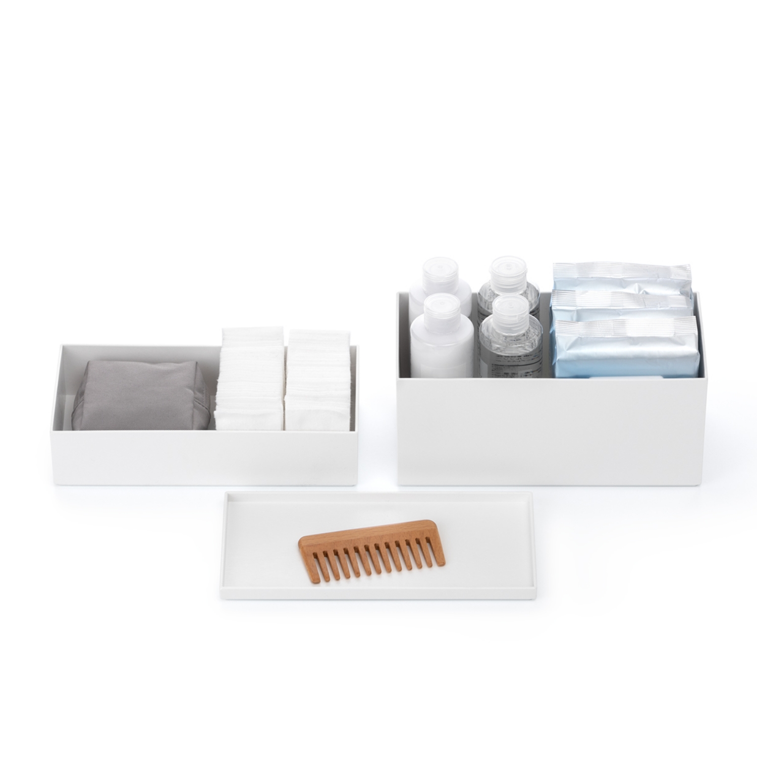 Like-it/タイディアップボックス インナートレー（T2412） -すぼまら