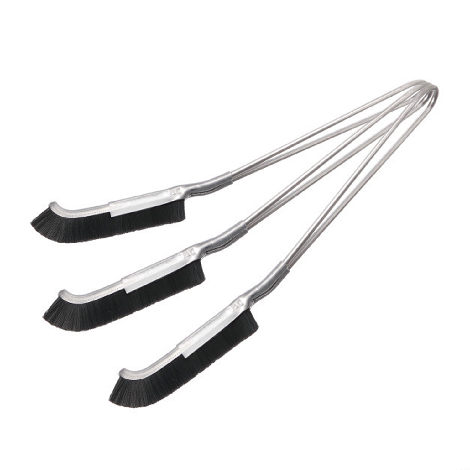 大津式お掃除ブラシJ 3本セット -角や隙間の汚れを落とせる、Jの字型