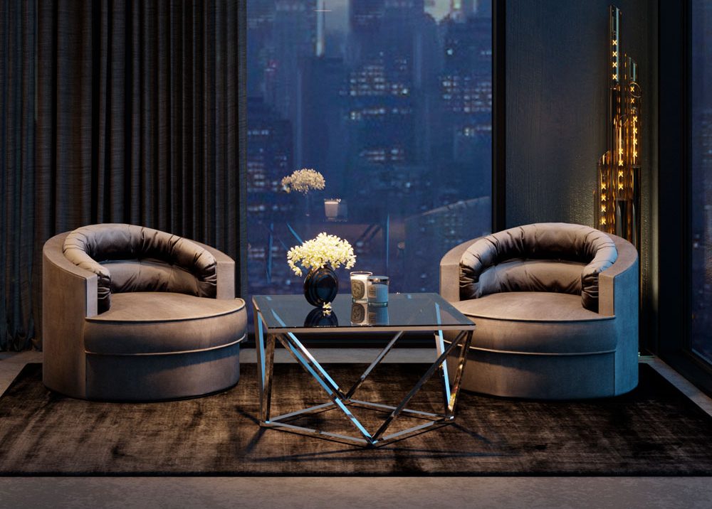 KARE ミュージックホール グレー アームチェア | インハウス久永