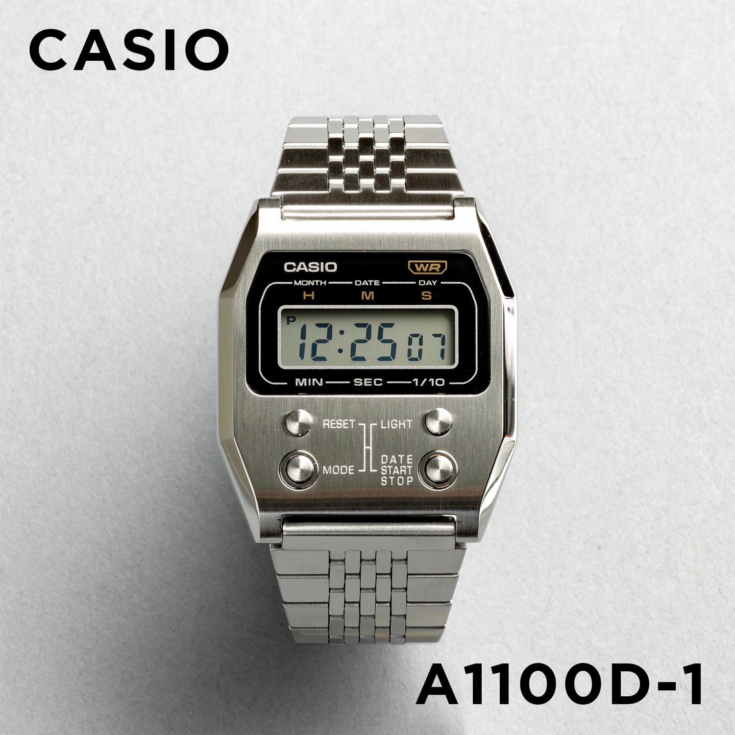 CASIO カシオ A1100 メンズ 腕時計 日常生活用防水 10年保証
