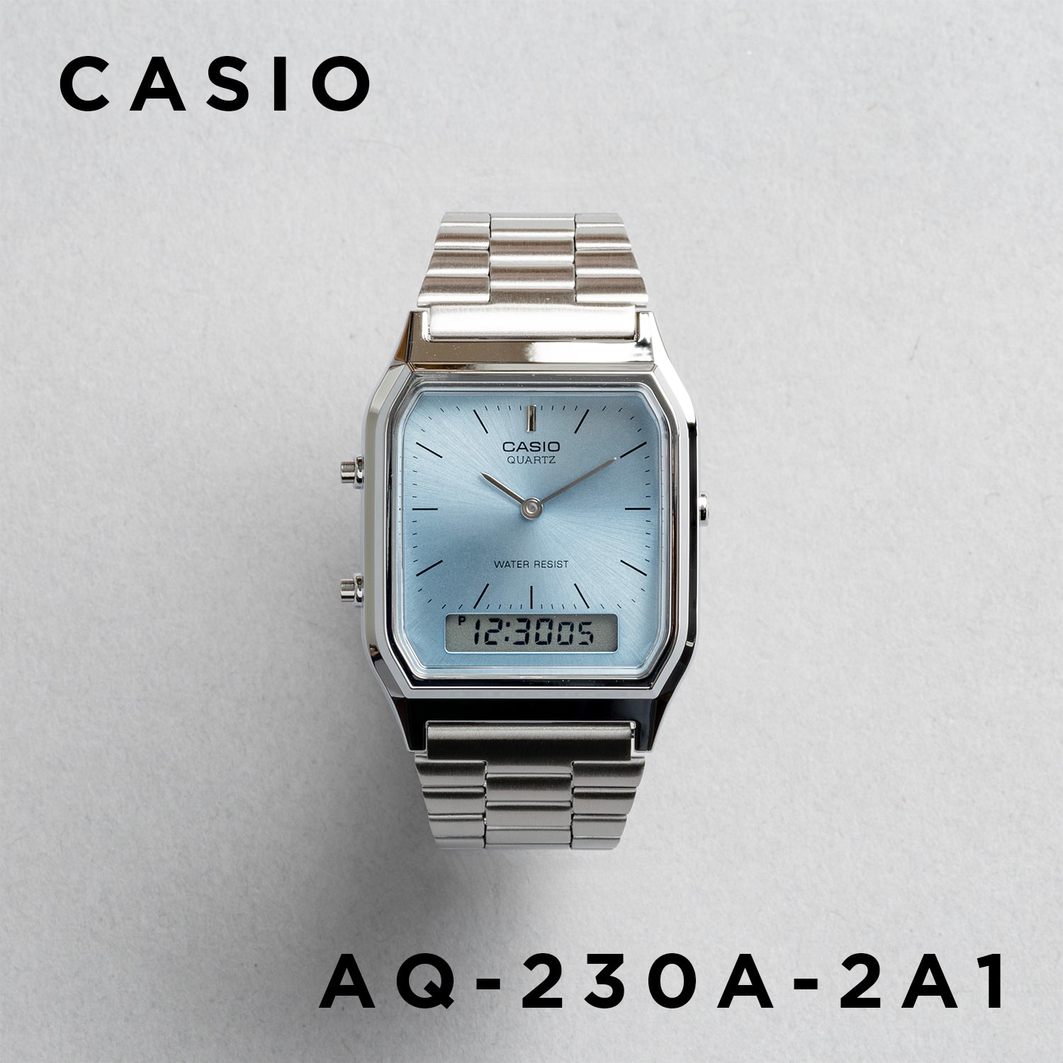 CASIO カシオ AQ-230A メンズ 腕時計 日常生活用防水 10年保証