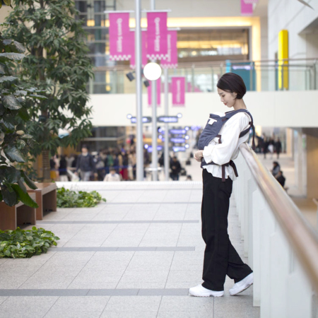 色落ちしない国産デニムの抱っこひも[sun&beachベビーキャリア]