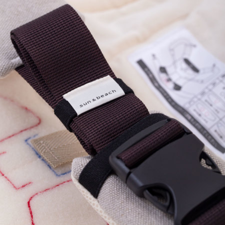 しなやか丈夫なリネン麻の抱っこ紐|[sun&beachベビーキャリア]