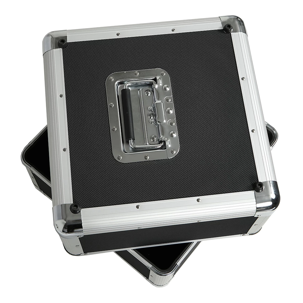 アルミ LP 収納ケース 持ち運び用ハードビニールレコードケース 12