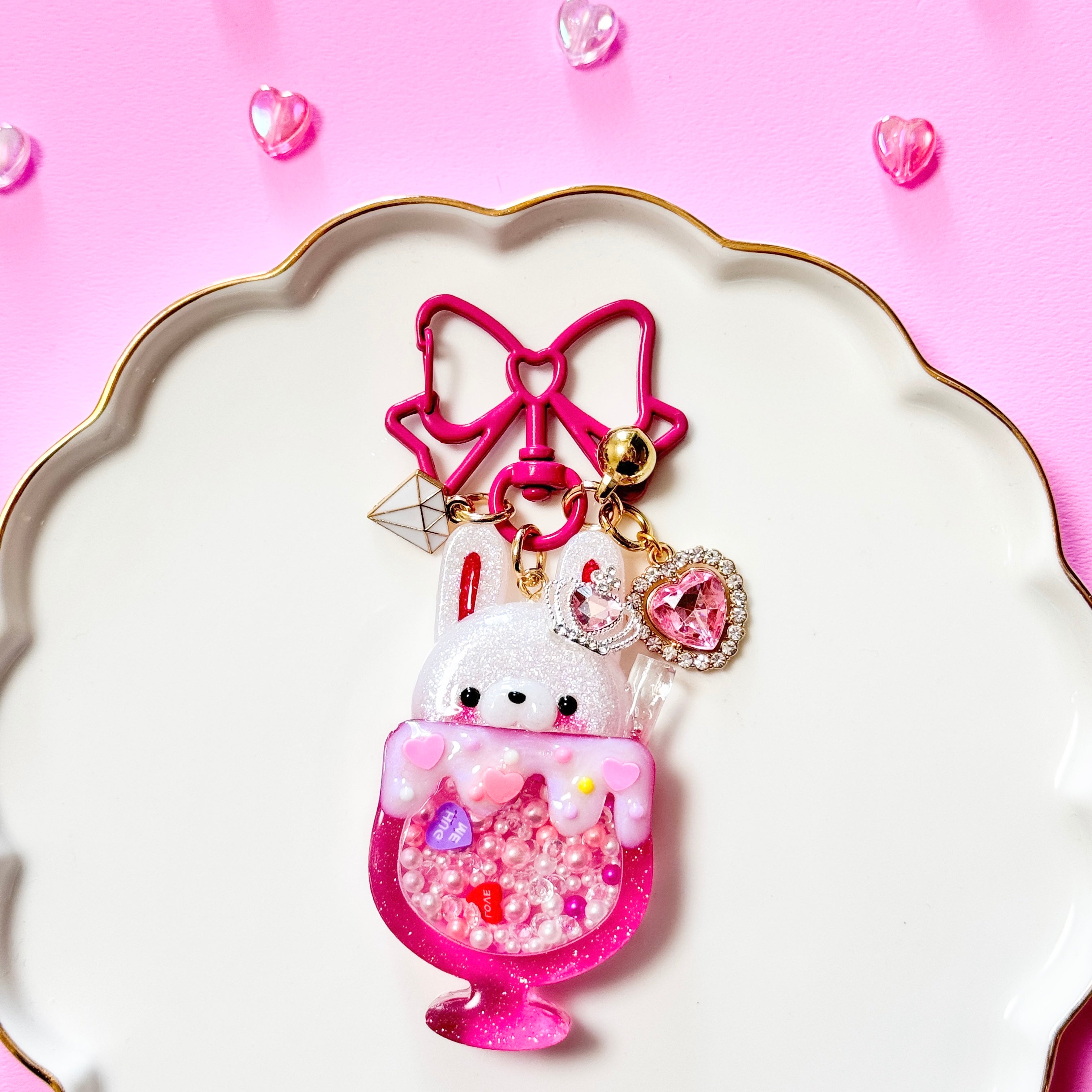 限定デザイン！うさちゃんドリンクキーホルダー – SUNHOSEKI