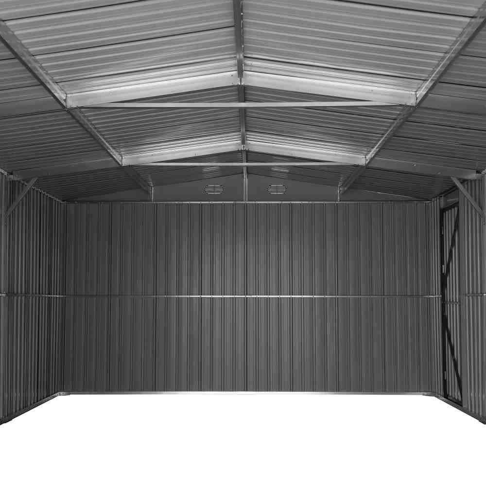 13x20 Metal Shed Kits | Bicycle Storage Shed - SUNJOY