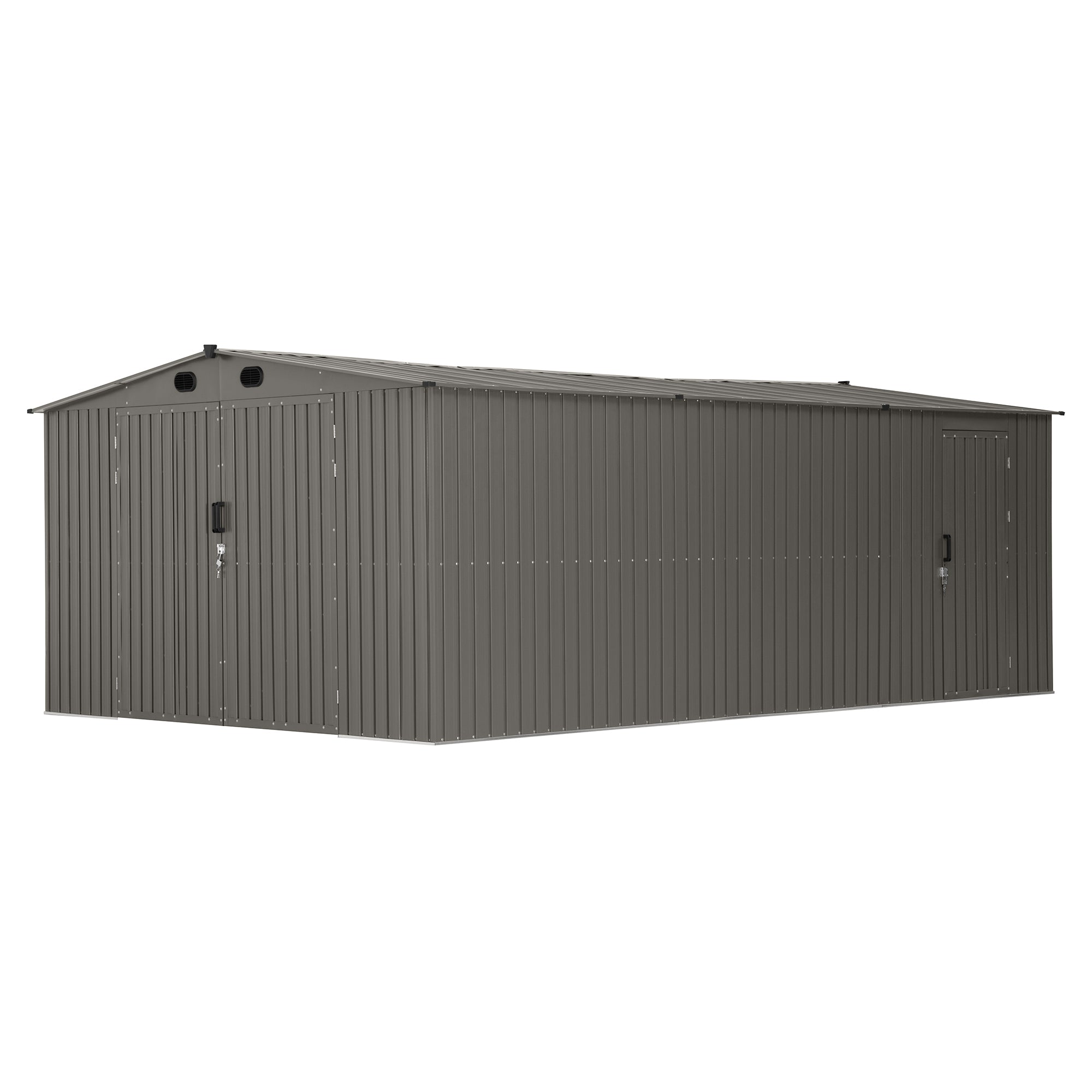 13x20 Metal Shed Kits | Bicycle Storage Shed - SUNJOY