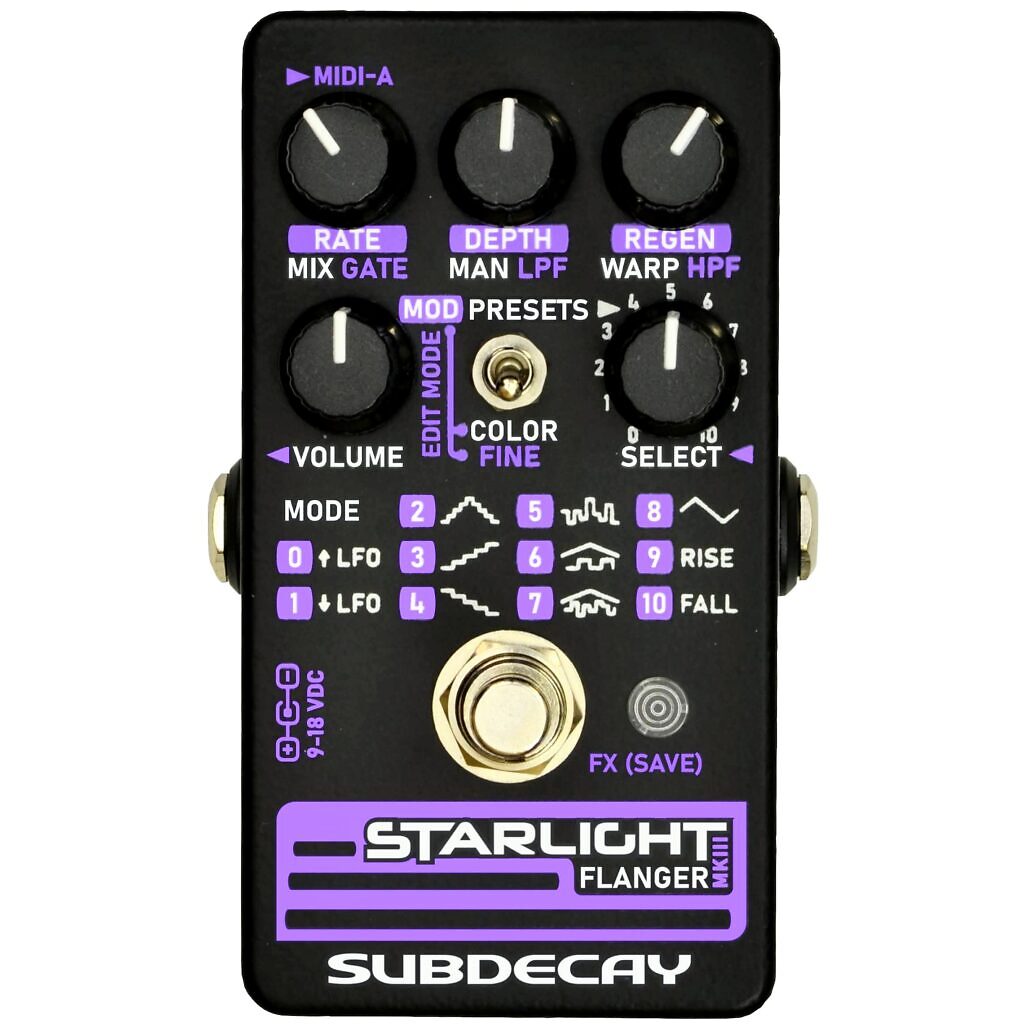 Starlight Flanger MKIII - Guitar Effects - Subdecay %