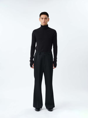 TURTLENECK RIB KNIT【BLACK】 – SUBLATIONS