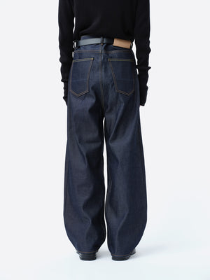 2TUCK WIDE DENIM PANTS -ENTASIS Mk-Ⅱ-【RIGID INDIGO】 – SUBLATIONS