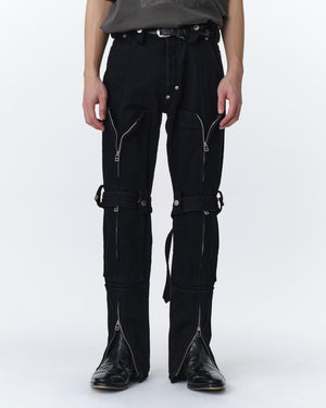 BONDAGE DENIM PANTS .11 【BLACK】 – SUBLATIONS
