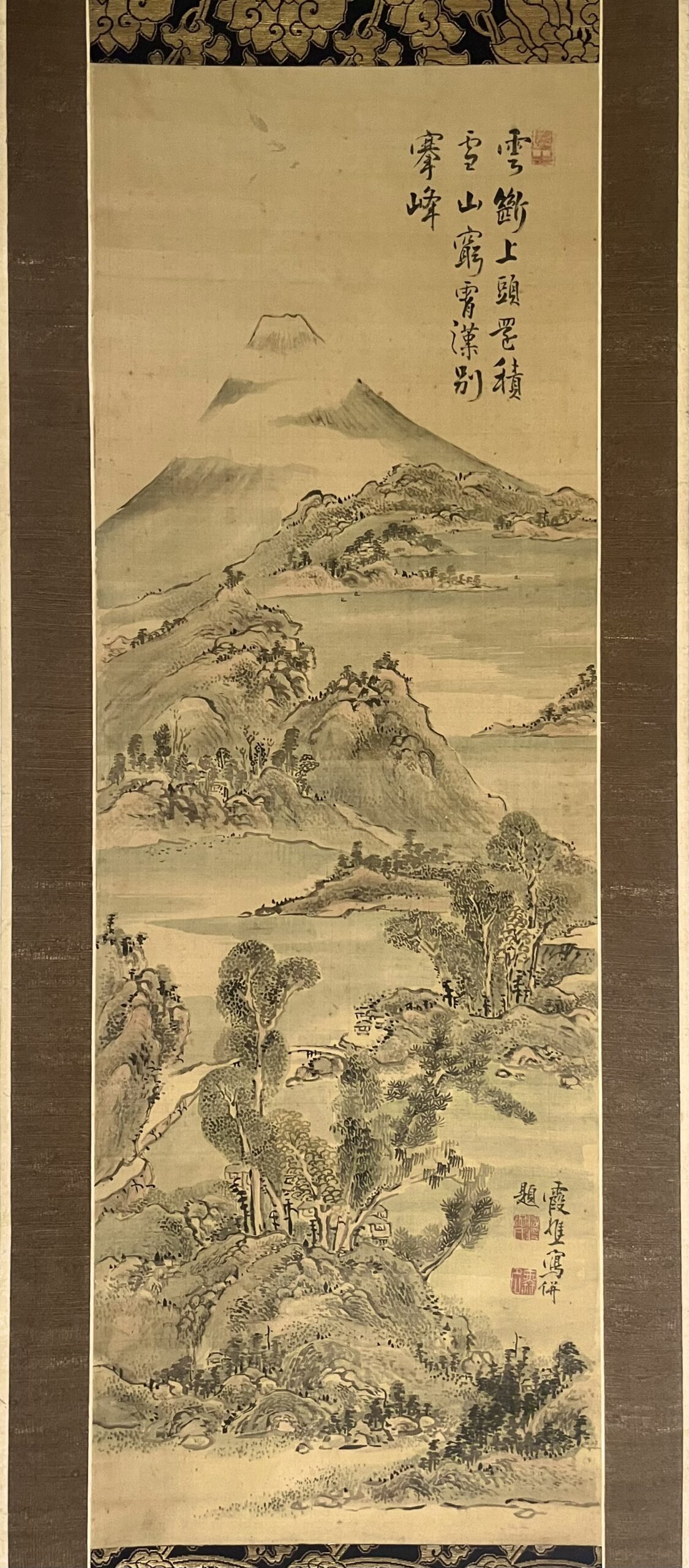 骨董水妖｜池大雅筆富士山水図