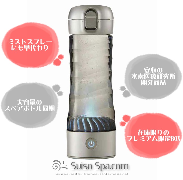 Lita水素ボトル限定プレミアムBOX | 水素風呂レンタルならリタライフ
