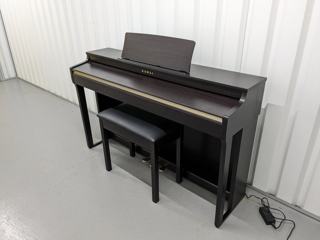 Kawai CN27 digital piano and stool in rosewood finish stock number