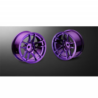 VALINO N820S アルミホイール 26mm パープルアルマイト OFF+7 2pcs [BB