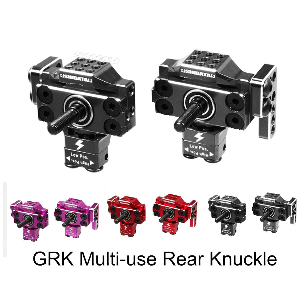 GRK Multi-use rear knuckle (Red Black Purple) [Shibata] R31S334BK