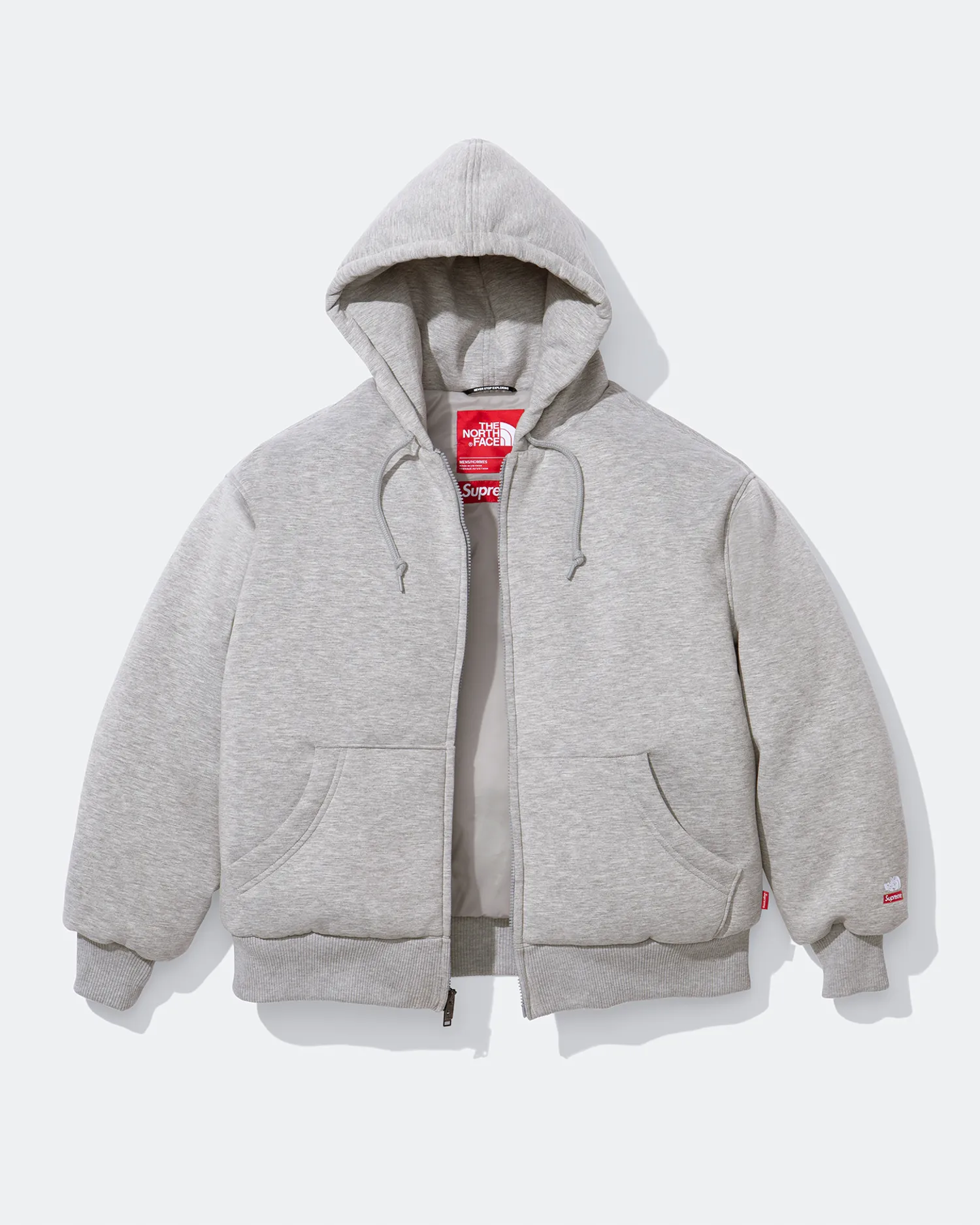 Supreme®/The North Face® Down Zip Up Hooded Sweatshirt | Supreme 24fw