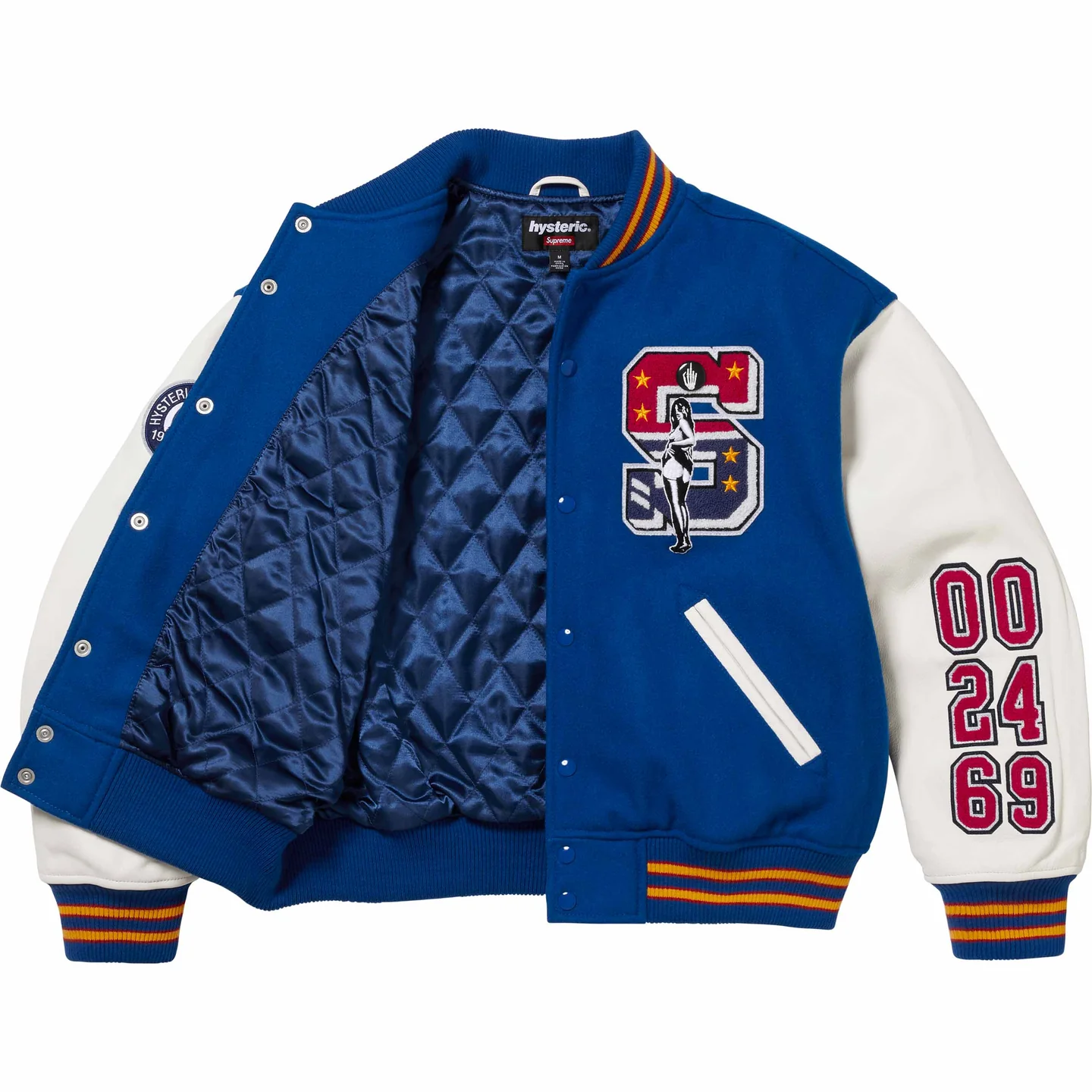 Supreme®/HYSTERIC GLAMOUR Varsity Jacket | Supreme 24fw
