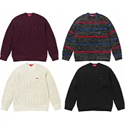 Waffle Small Box Sweater | Supreme 24fw