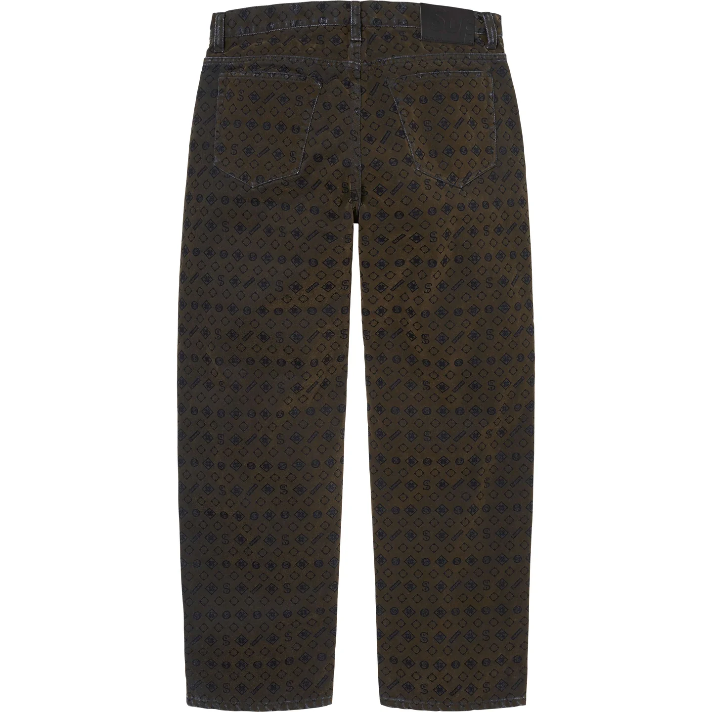 Flocked Loose Fit Jean | Supreme 24fw