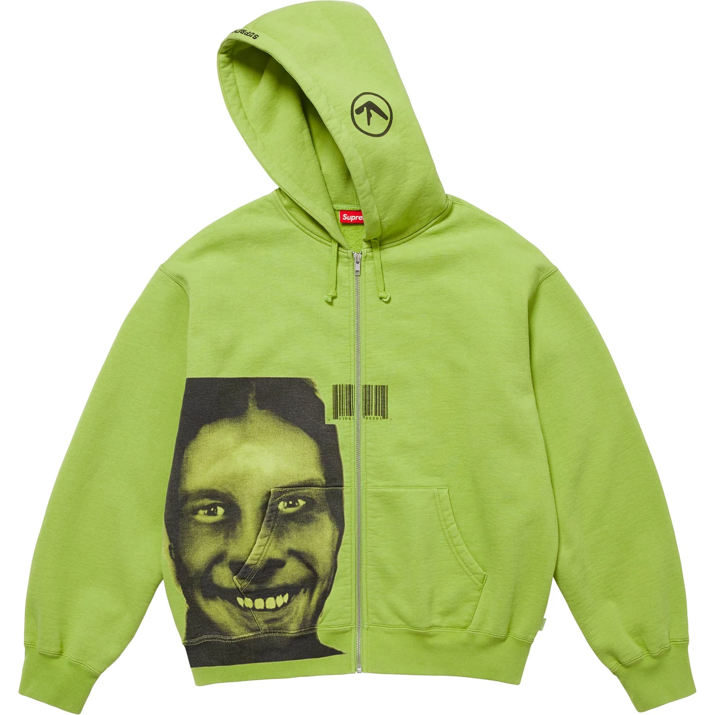Supreme/Aphex Twin Zip Up Hooded Sweatshirt | Supreme 25ss