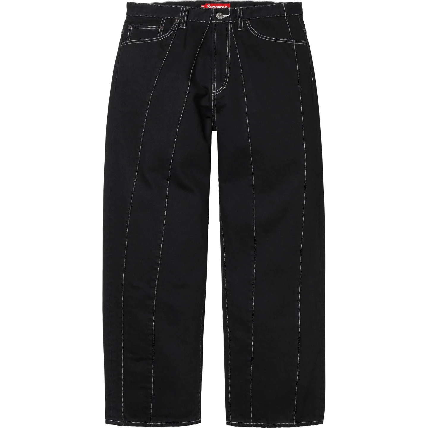 Paneled Stripe Baggy Jean | Supreme 25ss