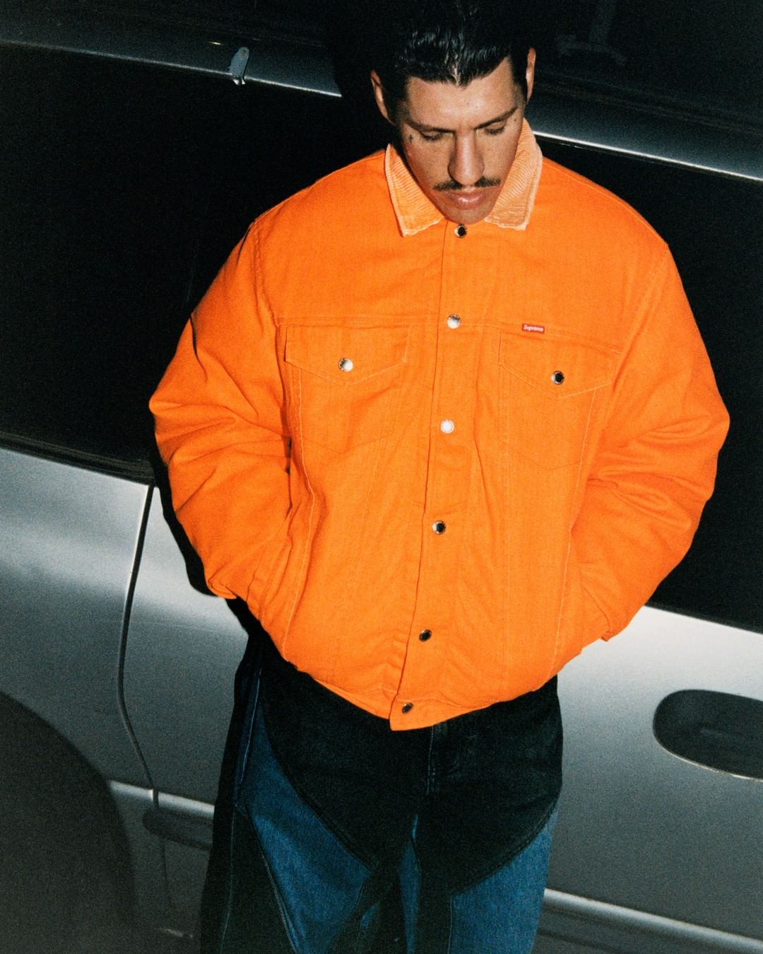 Supreme®/Schott® Canvas Down Trucker Jacket | Supreme 22fw