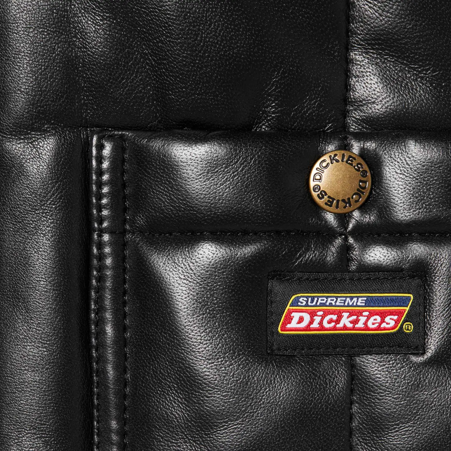 Supreme®/Dickies® Leather Work Vest | Supreme 23fw