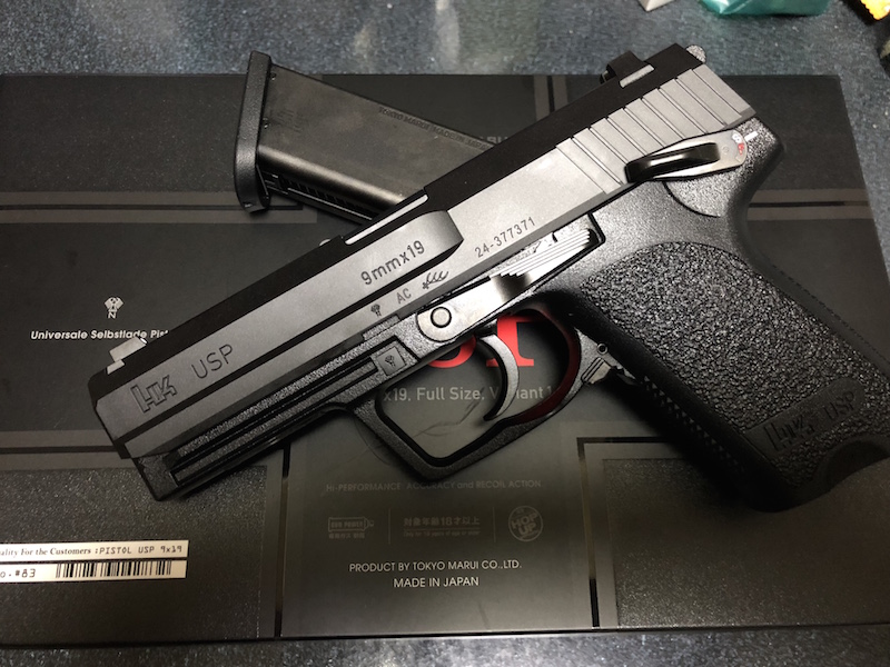 新作レビュー】強烈リコイル！！ 東京マルイ USP ガスブローバックのご