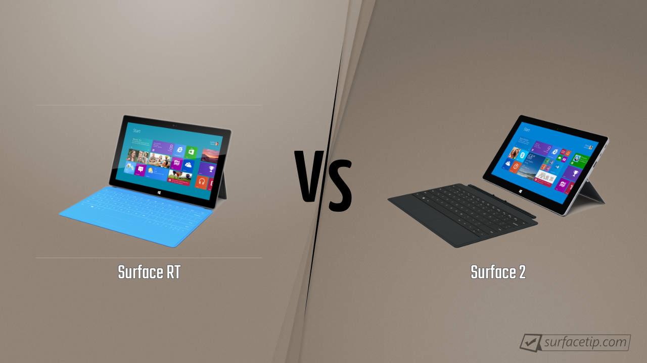 Surface RT vs. Surface 2 - Detailed Specs Comparison