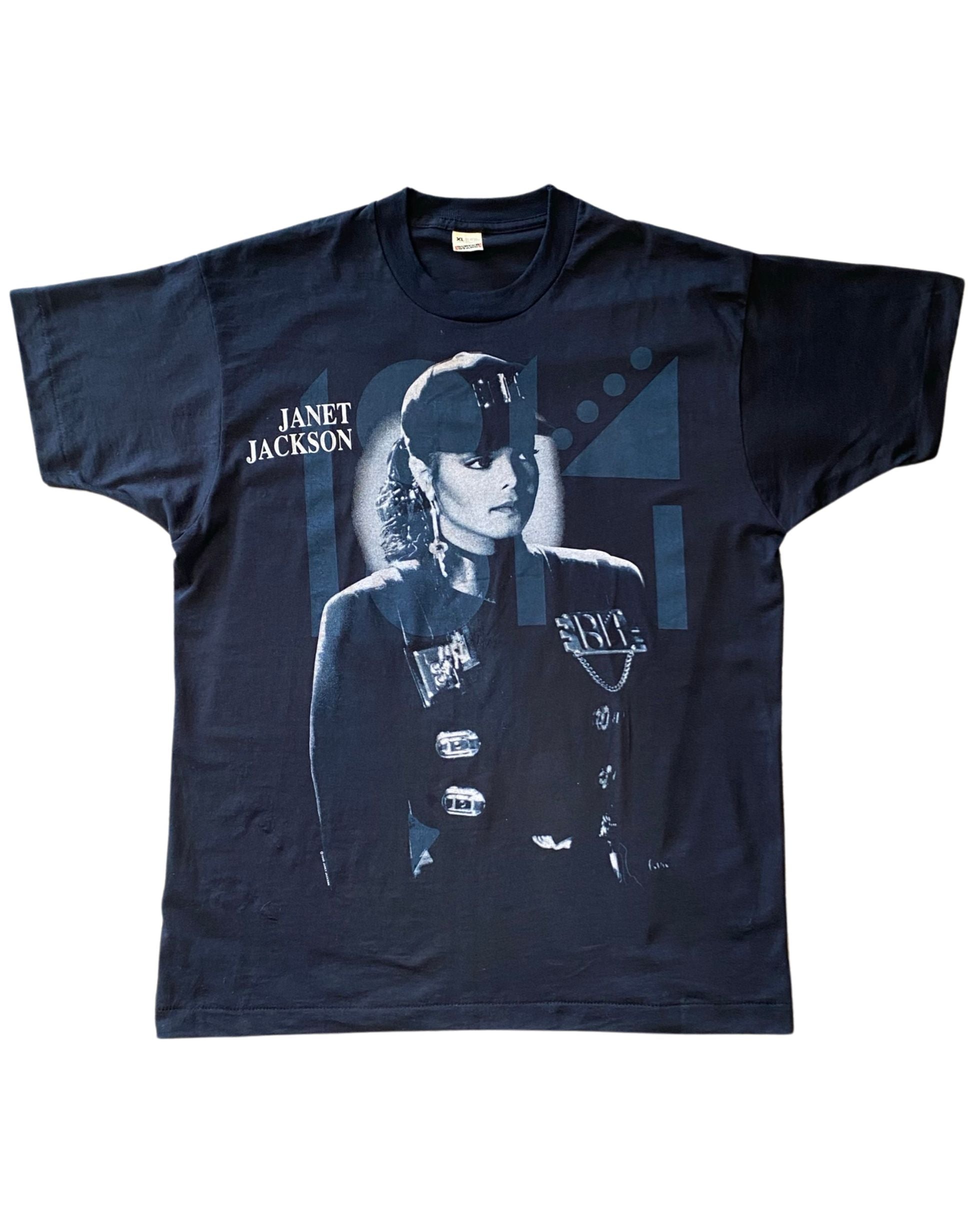 Janet Jackson Rhythm Nation Tour T-Shirt 1990 – XL – Surfing Cowboys