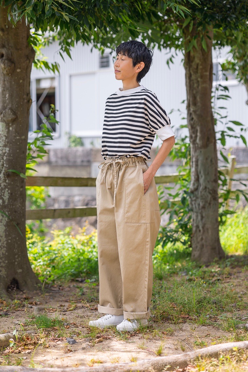 homspun 高密度ウェポンひも付き ワイドパンツ – SUSCON