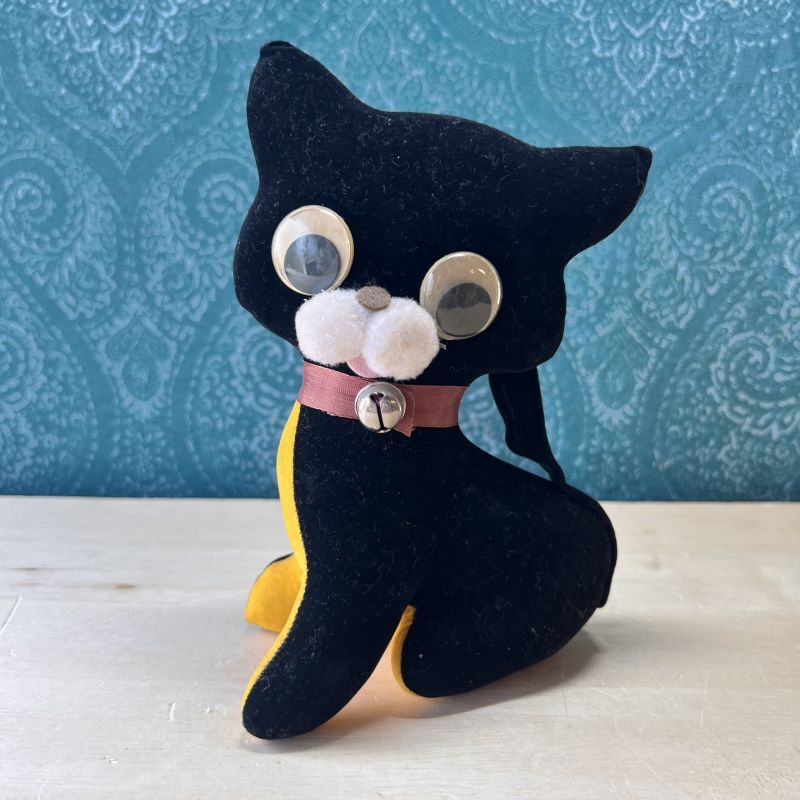 ドリームペッツ風 おがくずぬいぐるみ 黒猫