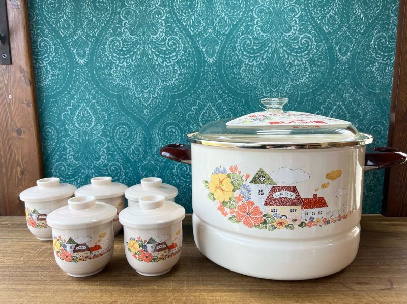 EJIRY エジリーパラダイス 蒸し兼用鍋 ガラス蓋 いろいろな料理の