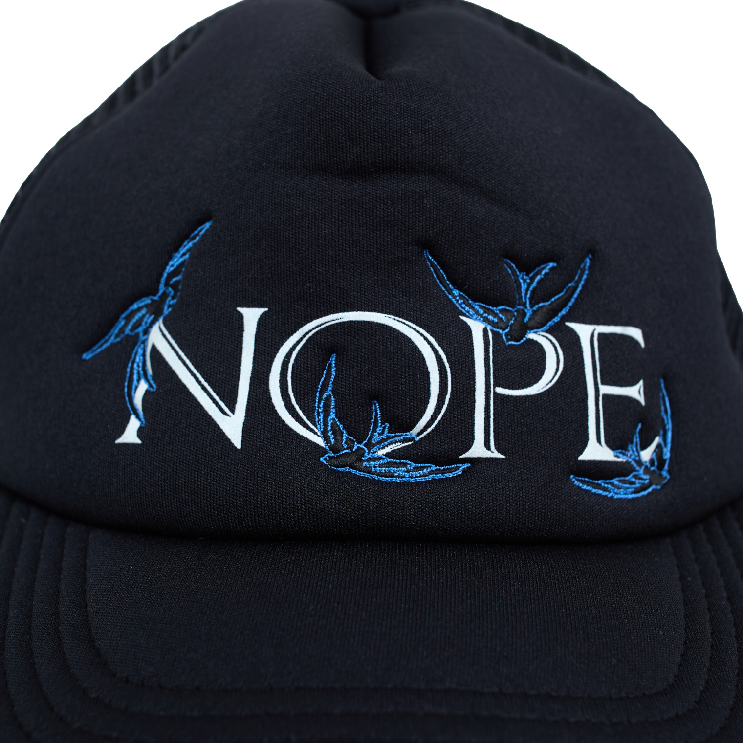 Buy Undercover men black embroidered cap for $207 online on SV77