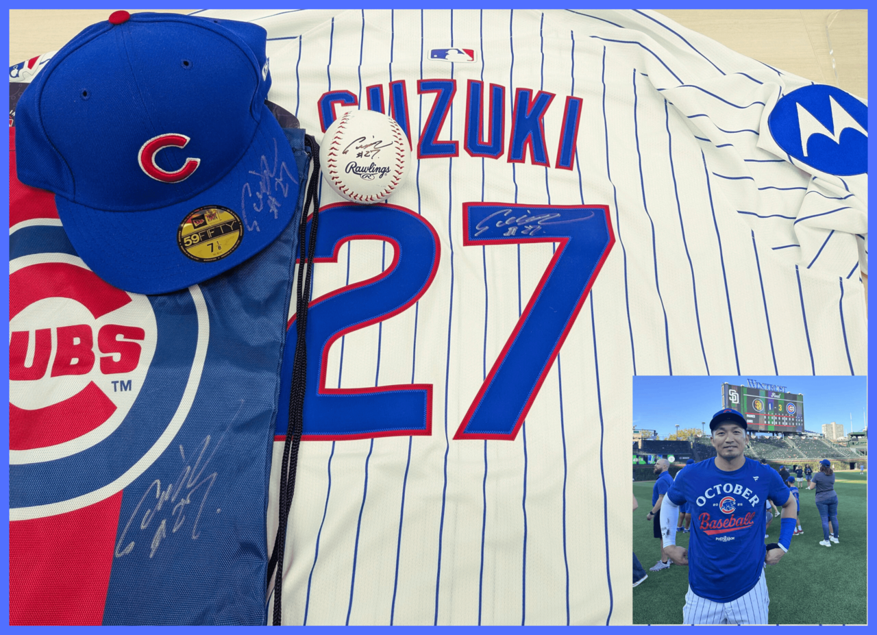 鈴木誠也／レアサイングッズ当たる】右打者初の「30本塁打100打点