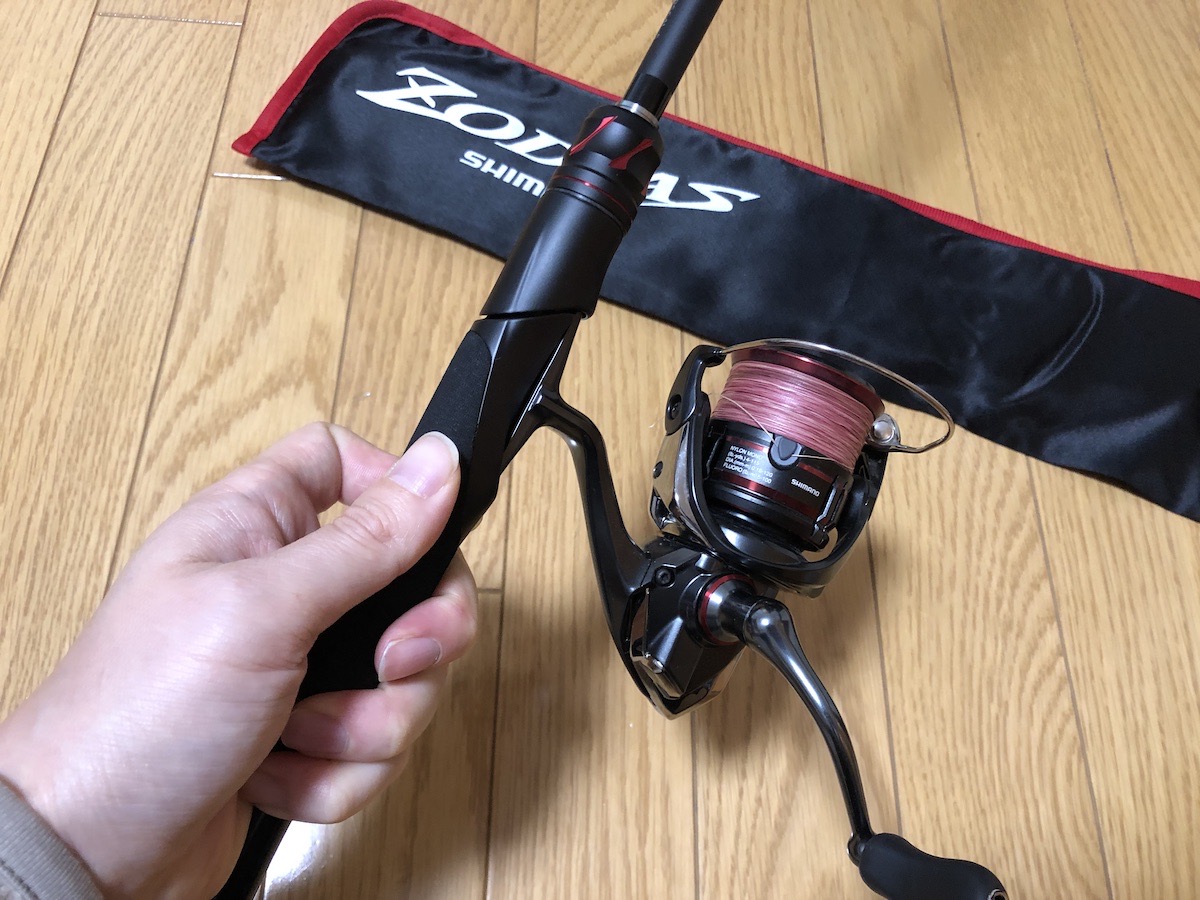 シマノ ゾディアスのスピニングパックロッド（S64L-5）の購入インプレ